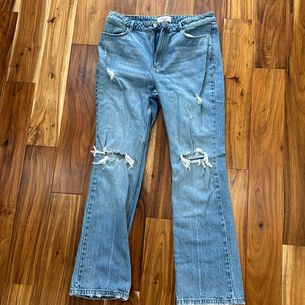 Wrangler high rise bold boot cut.